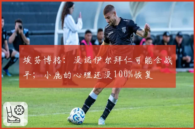 埃芬博格:没诺伊尔拜仁可能会战平;小鹿的心理还没100%恢复